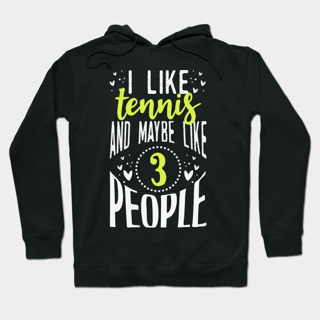 Tennis Hoodie by Tesszero